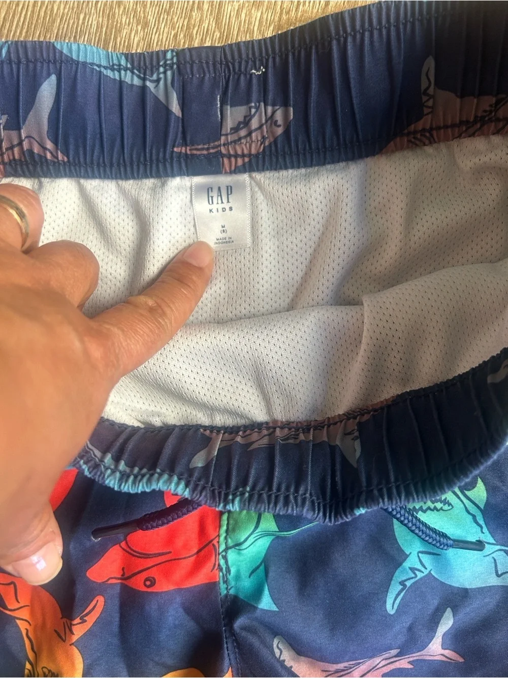 Kids bundle Swim Shorts - Black, Blue & Multicolor Shark and Ocean Prints